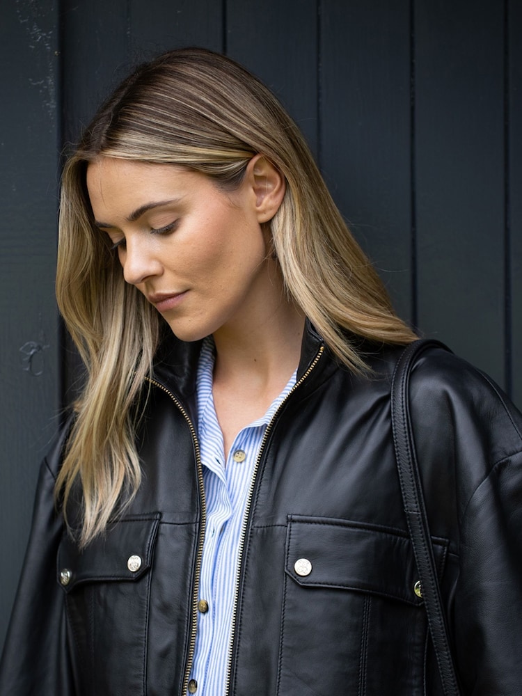 Lakeland Leather Black Orton Field Jacket - Image 2 of 7