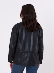 Lakeland Leather Black Orton Field Jacket - Image 5 of 7