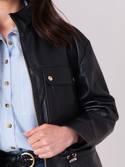 Lakeland Leather Black Orton Field Jacket - Image 6 of 7