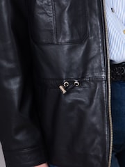 Lakeland Leather Black Orton Field Jacket - Image 7 of 7