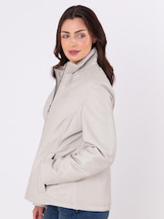 Lakeland Leather White Wetherhill Leather Jacket - Image 5 of 8