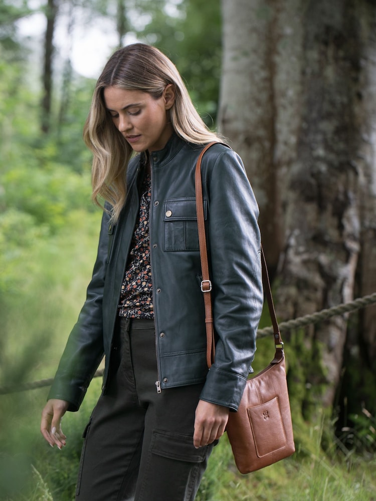 Lakeland Leather Green Beetham Jacket - Image 1 of 7
