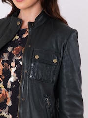 Lakeland Leather Green Beetham Jacket - Image 3 of 7
