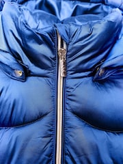 Nicole Miller Blue Puffer Coat - Image 5 of 8