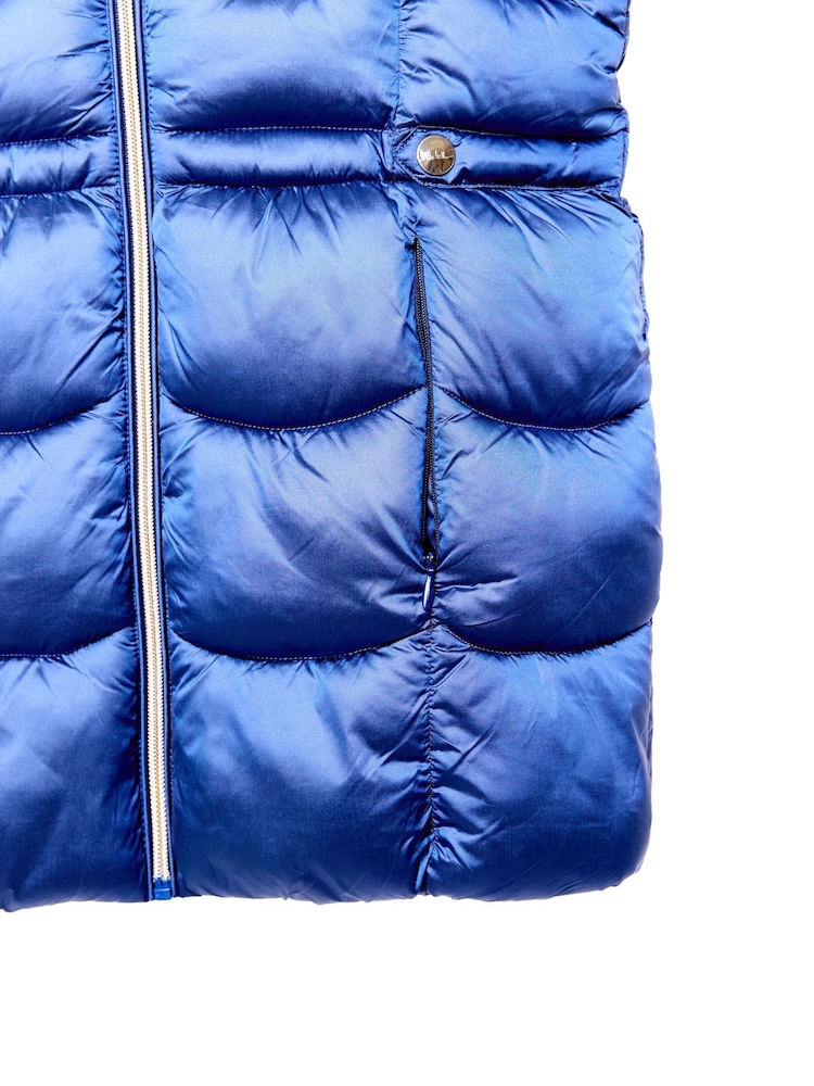 Nicole Miller Blue Puffer Coat - Image 8 of 8