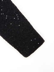 Nicole Miller Wool Black Coat - Image 6 of 6