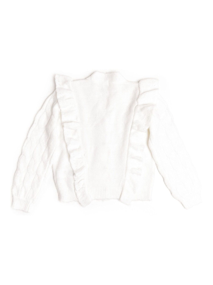 Cardigan tricotat natural Nicole Miller - Image 4 of 8