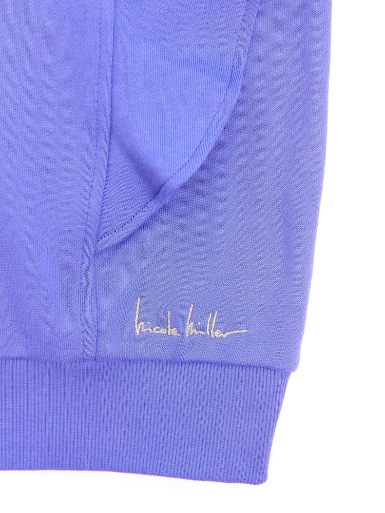 Nicole Miller Purple Long Sleeves 100% Cotton Sweater - Image 8 of 8
