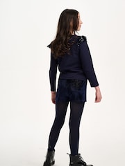 Nicole Miller Purple Velvet Shorts - Image 2 of 7