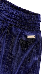 Nicole Miller Purple Velvet Shorts - Image 5 of 7