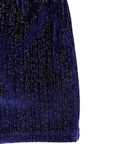 Nicole Miller Purple Velvet Shorts - Image 6 of 7