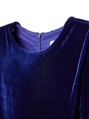 Nicole Miller Mini Purple Sequins Dress - Image 3 of 6