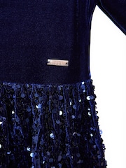 Nicole Miller Mini Purple Sequins Dress - Image 5 of 6