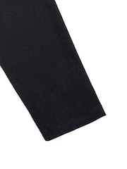 Nicole Miller Ruffle Trims Sleeve Long Sleeve 100% Cotton Black T-shirt - Image 7 of 7