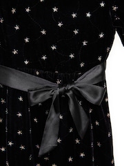 Nicole Miller Sequins Black Velvet Dress - Image 8 of 8