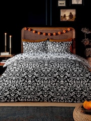 Copenhagen Home Black/White Dark Damask Duvet Cover Set - Image 1 of 2