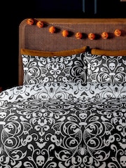 Copenhagen Home Black/White Dark Damask Duvet Cover Set - Image 2 of 2