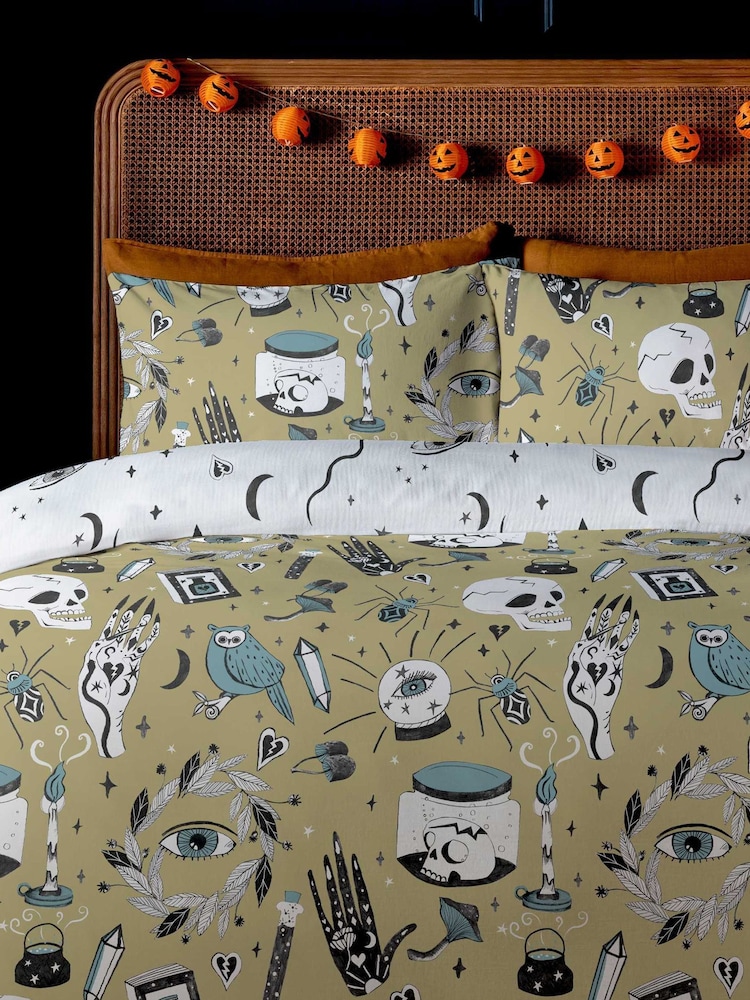 Copenhagen Home Olive Witches Brew Duvet Cover Set - Image 2 of 2