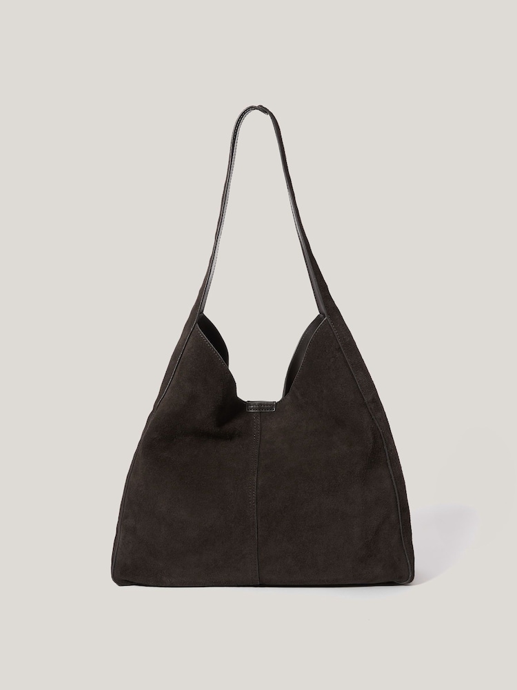 Jigsaw Dark Brown Heckfield Leather Tote Bag - Image 2 of 6