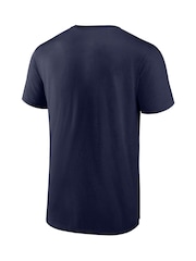 Fanatics Blue 100% Cotton Millwall Fundamentals T-Shirt - Image 2 of 3