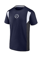 Fanatics Blue 100% Cotton Millwall Fundamentals T-Shirt - Image 3 of 3