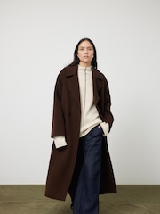 Jigsaw Cream Compact Wool Line Jumper - Image 5 of 6