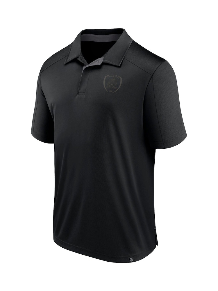 Fanatics Barnsley Defender Black Polo Shirt - Image 3 of 3 Fanatics Barnsley Defender Black Polo Shirt - Image 3 of 3