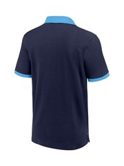 Fanatics Blue 100% Cotton England Heritage Polo Shirt - Image 2 of 3