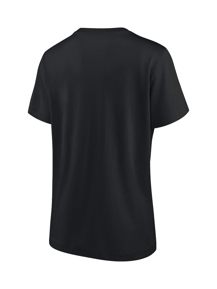 Fanatics Womens Hibernian Small Crest Black T-Shirt - Image 2 of 3