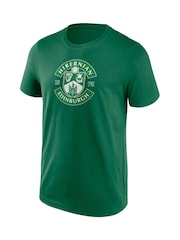 Fanatics Green 100% Cotton Hibernian Essentials Primary Logo Graphic T-Shirt - Image 2 of 3
