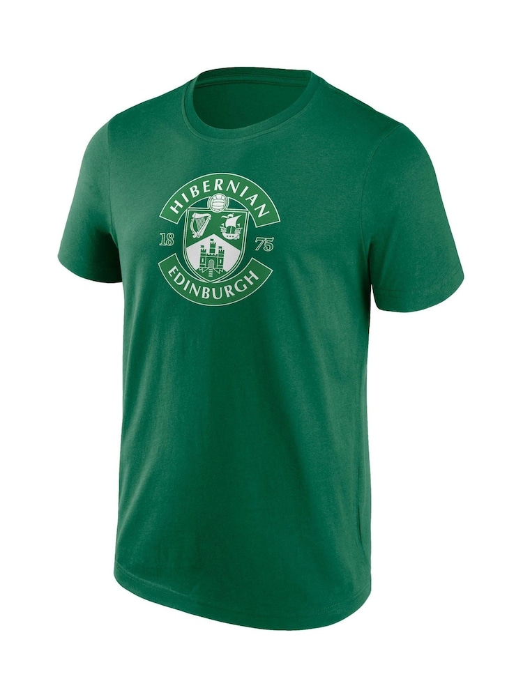 Fanatics Green 100% Cotton Hibernian Essentials Primary Logo Graphic T-Shirt - Image 3 of 3