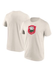 Fanatics Cream 100% Cotton Barnsley Distressed Retro Graphic T-Shirt - Image 1 of 3