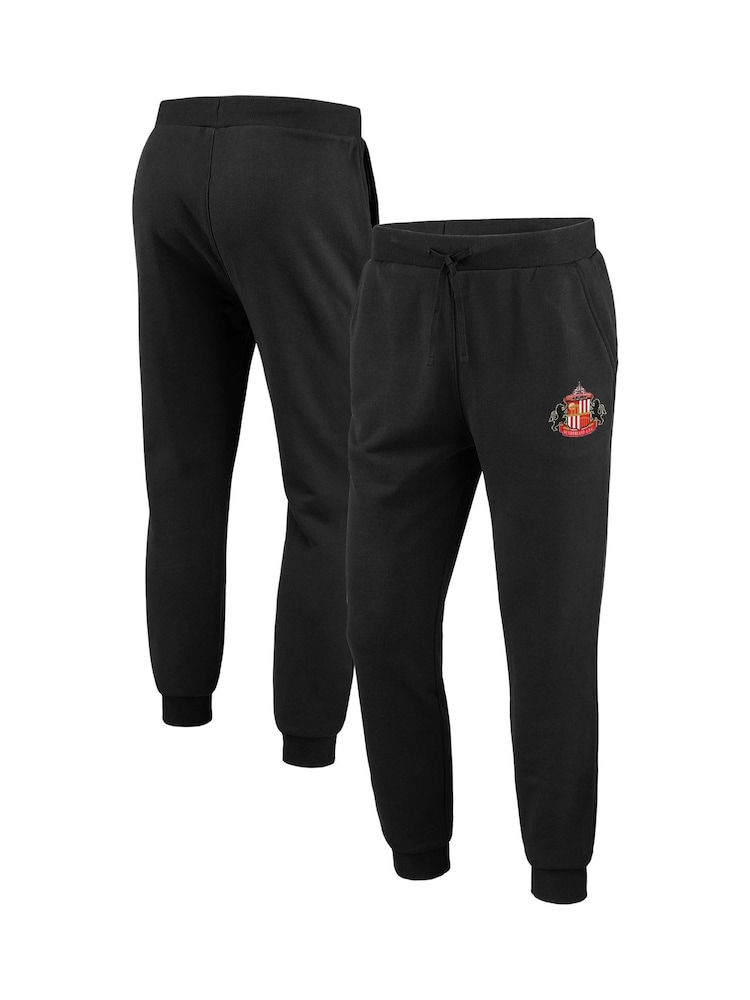 Fanatics Sunderland Essentials Jog Black Pants - Image 1 of 3
