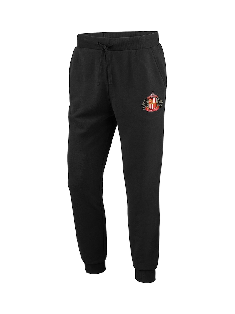 Fanatics Sunderland Essentials Jog Black Pants - Image 2 of 3