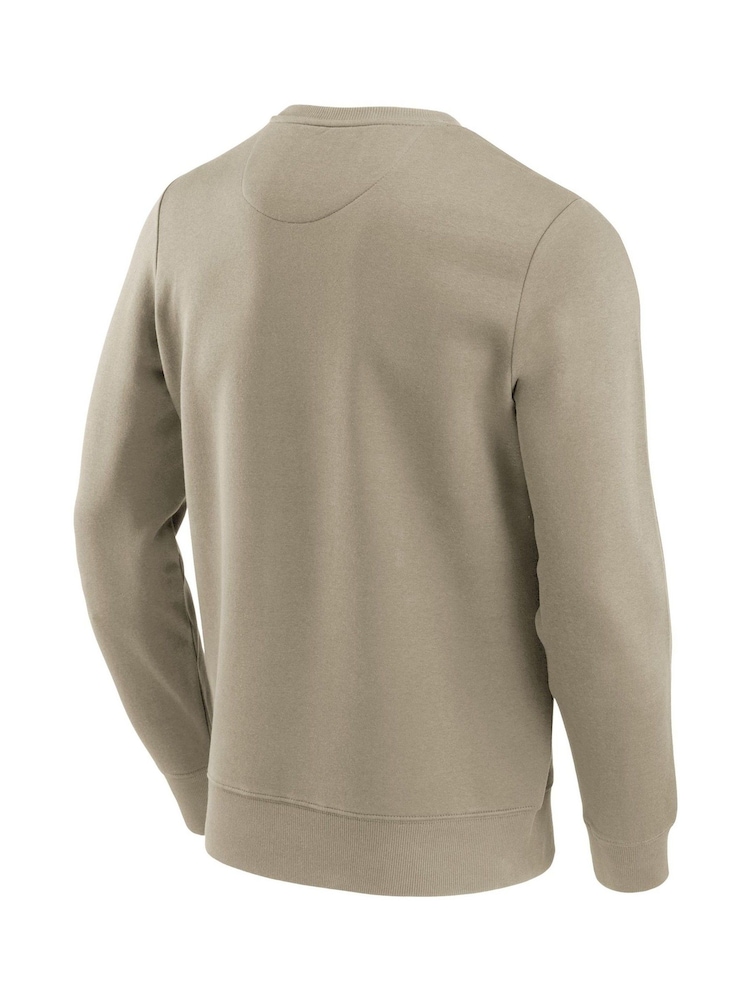 Fanatics 100% Cotton Sunderland Mono Logo Graphic Crew Brown Sweatshirt - Image 3 of 3 Fanatics 100% Cotton Sunderland Mono Logo Graphic Crew Brown Sweatshirt - Image 3 of 3