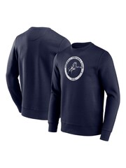 Fanatics Blue Millwall Distressed Retro Graphic Crew Sweatshirt - Image 1 of 3