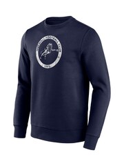 Fanatics Blue Millwall Distressed Retro Graphic Crew Sweatshirt - Image 3 of 3
