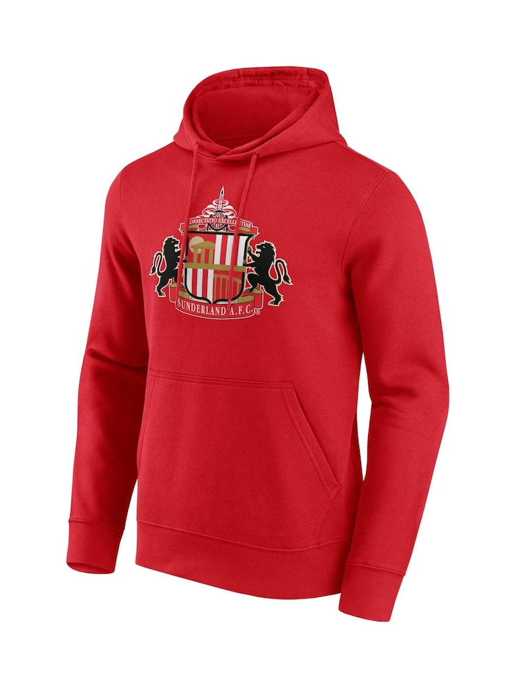 Fanatics Red Sunderland Essentials Primary Logo Graphic Hoodie - Image 3 of 3
