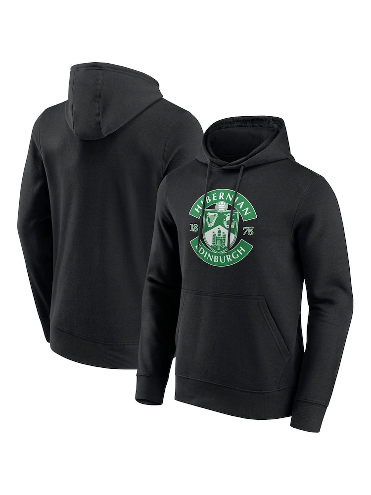 Fanatics Hibernian Essentials Primary Logo Graphic Black Hoodie - Image 1 of 3