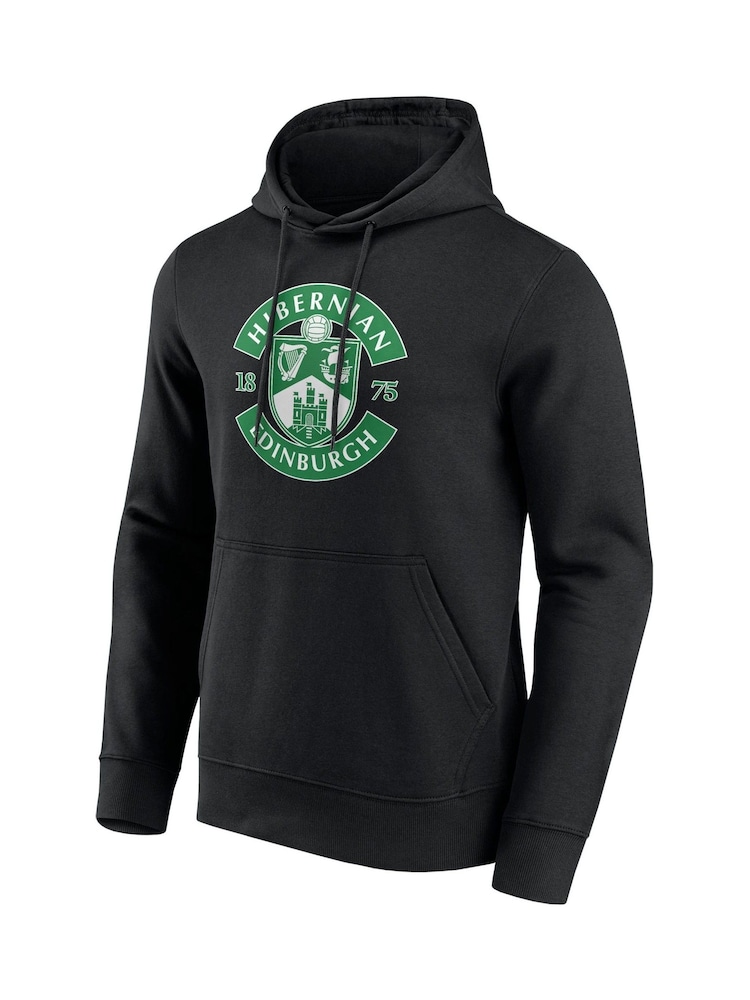Fanatics Hibernian Essentials Primary Logo Graphic Black Hoodie - Image 3 of 3