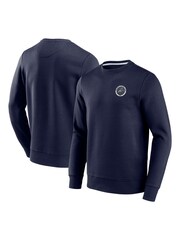 Fanatics Small Blue Millwall Essentials Crest Crew Sweatshirt - Image 1 of 3