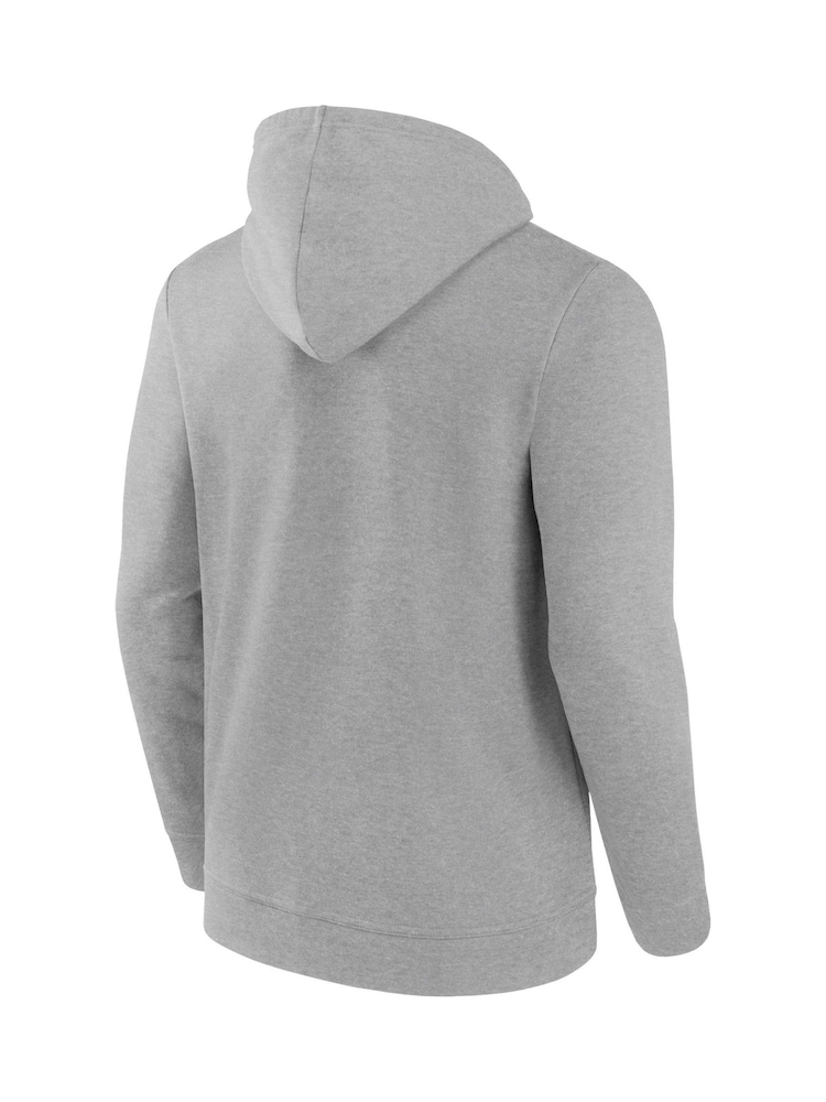 Fanatics Small Grey Derby County Essentials Crest Full Zip Hoodie - Image 3 of 3 Fanatics Small Grey Derby County Essentials Crest Full Zip Hoodie - Image 3 of 3