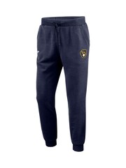Fanatics Blue MLB Milwaukee Brewers Fleece Joggers - Image 2 of 3