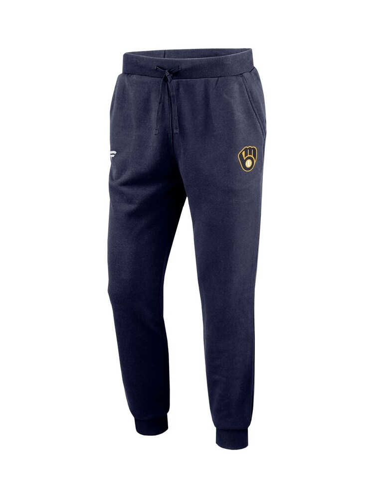 Fanatics Blue MLB Milwaukee Brewers Fleece Joggers - Image 2 of 3