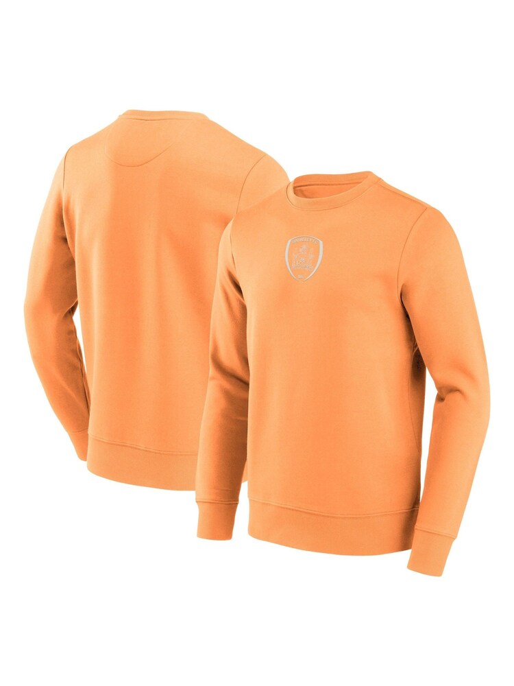 Fanatics Orange Barnsley Mono Graphic Crew Sweatshirt - Image 1 of 3 Fanatics Orange Barnsley Mono Graphic Crew Sweatshirt - Image 1 of 3