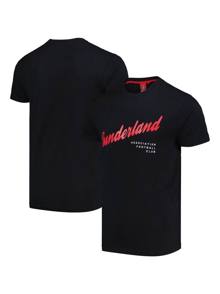 Fanatics 100% Cotton Sunderland Raised Rubber Graphic Black T-Shirt - Image 1 of 3
