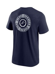 Fanatics Blue Millwall Revolve Front & Back Graphic 100% Cotton T-Shirt - Image 3 of 3