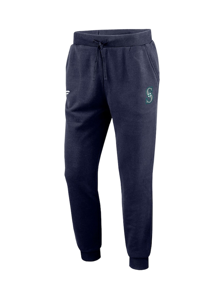 Fanatics Blue MLB Seattle Mariners Fleece Joggers - Image 2 of 3