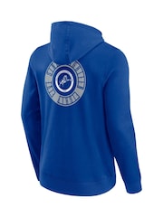 Fanatics Blue Millwall Revolve Front & Back Graphic Hoodie - Image 3 of 3