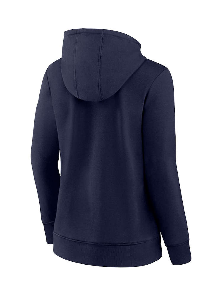 Fanatics Small Blue Millwall Essentials Crest Full Zip Hoodie - Image 3 of 3 Fanatics Small Blue Millwall Essentials Crest Full Zip Hoodie - Image 3 of 3